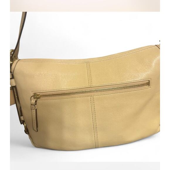 Coach Legacy Turnlock Crossbody (Leather, Cream) - Picture 3 of 7